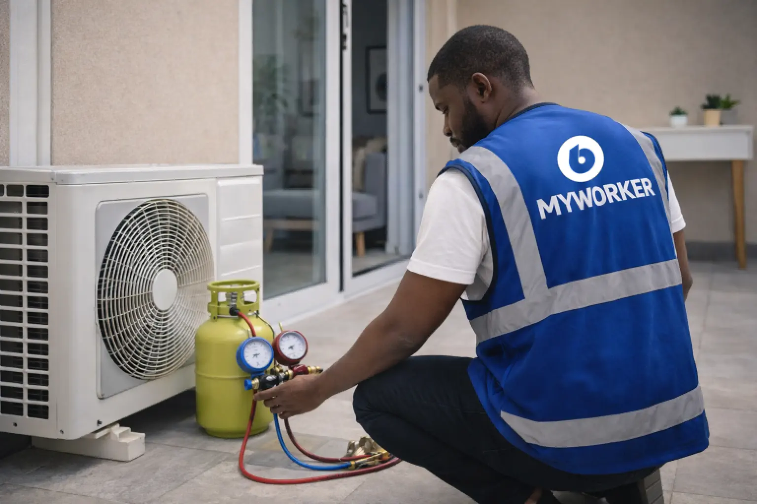 Rechargement gaz climatiseur inverter 2,5CV